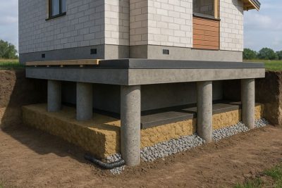 Схема свайно-ростверкового фундамента — устройство и советы