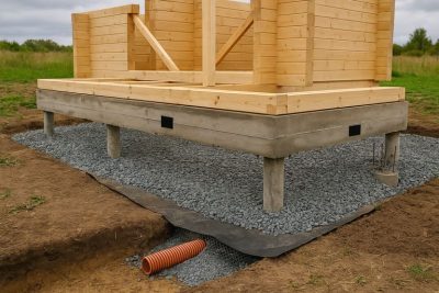 Свайно-ростверковый фундамент под баню своими руками